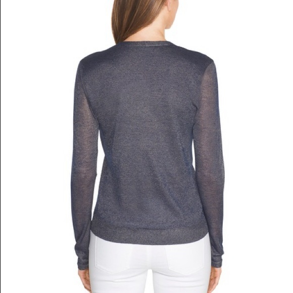 WHBM surplice, drape front light weight sweater - Picture 2 of 2